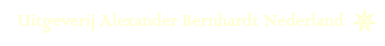 Uitgeverij Alexander Bernhardt Nederland